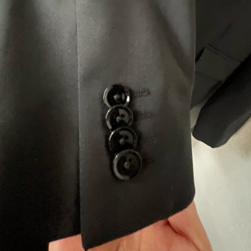 Express Performance Extra Slim Black Suit Jacket - image 6